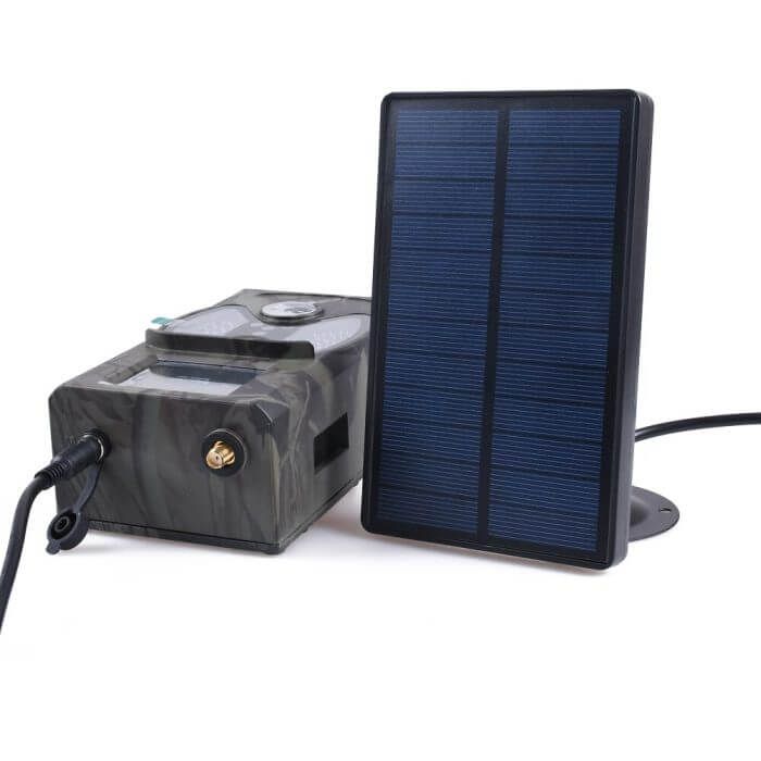 Solar Panel 3000mAh Charger External Powered Supply for 9V 12V Suntek Hunting Camera Photo Traps HC900 - fotopasce SUNTEK